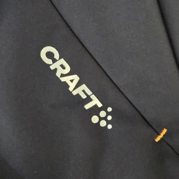 Craft Performance Softshell Hooded Jacket Navy Blue Size M NWOT - Picture 9 of 11